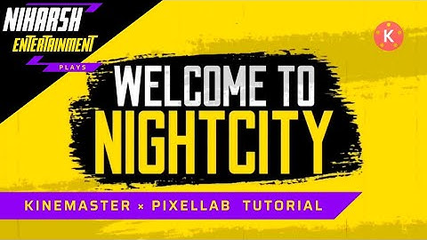 Brush Stroke Text Animation in KineMaster || PixelLab || Kinemaster Tutorial