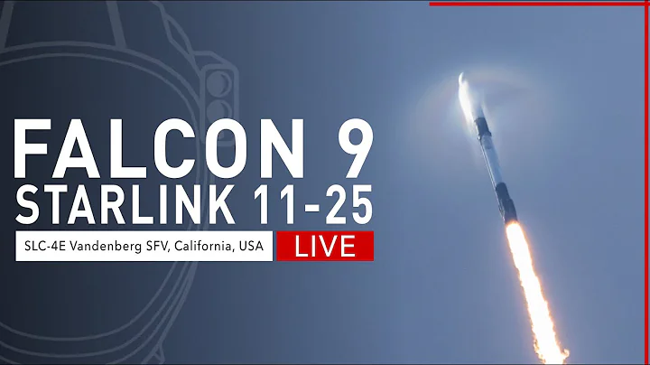 SpaceX Launches Starlink 11-25 Mission from Vandenberg, California