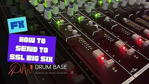 Sending FX To Channels 13 & 14 On The SSL Big Six