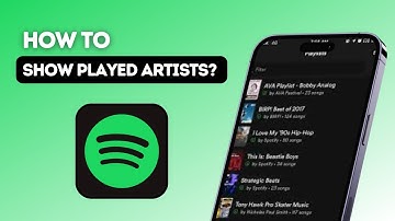 How to show recently played artists  on Spotify?