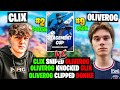 When Fortnite PROS Fight Eachother in PLACEMENT CUP #1 | OLIVEROG VS CLIX!