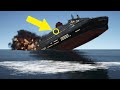 Queen Mary 2 ship crash with freight ship and freight ship is sinking GTA 5 | GTA V