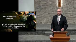 May 18, 2025. Pastor Ryan King. Eph. 1:7-12. 'Bought by the Blood'.