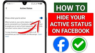 How To Hide Your Active Status On Facebook 2026 (Full Guide)