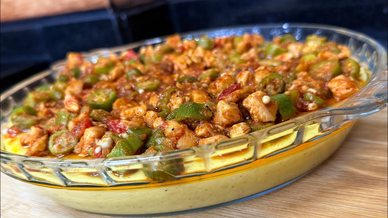 Essa é a Melhor Receita de Polenta com Frango e Quiabo que você já provou!