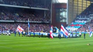 23/7/11 Rangers v Hearts The League Flag Unfurled HD