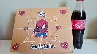 Caja Sorpresa del Hombre Araña 🕸️❤️ PLANTILLAS GRATIS|PLANTILLAS DIGITALES