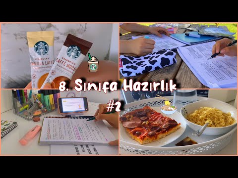 8. Sınıfa Hazırlık #2 🦋| Bolca Konu çalışmak 🥴 |Starbucks Coffee 🍶| Sabah rutini 🐙