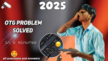 How to Fix OTG Not Working Problem in 2025 | OTG Storage Problem Solved in 3 Minutes|USD NOT WORKING