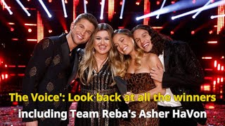 The Voice': Look back at all the winners, including Team Reba's Asher HaVon #news #thevoice