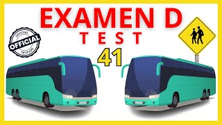 TEST4️⃣1️⃣ THEORY EXAM Driving License D1 D 2025
