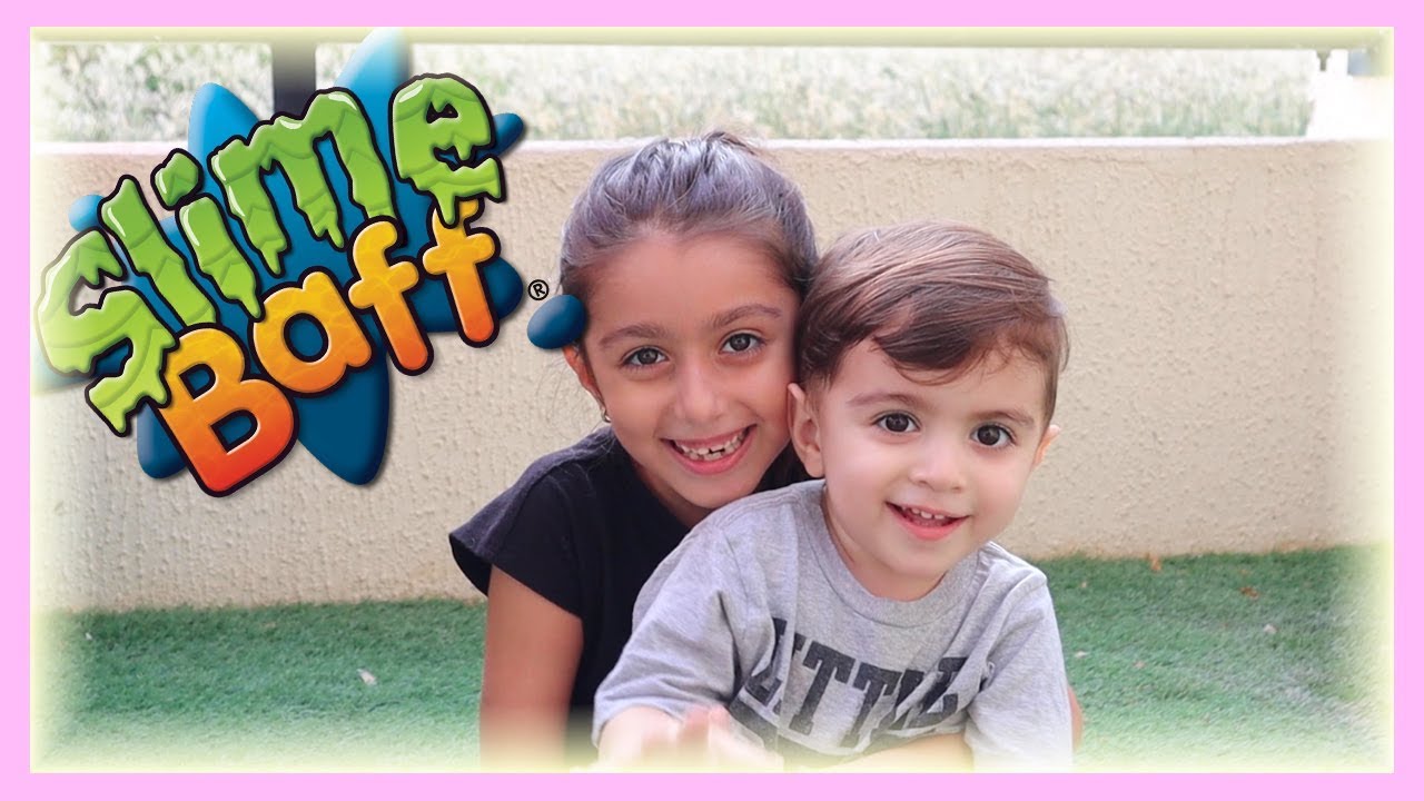 SLIME BAFF with my brother Jacob – Color learning Video