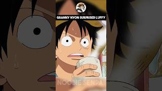 Granny Nyon Surprised Luffy One Piece