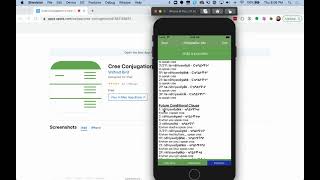 Cree Conjugation App screenshot 3