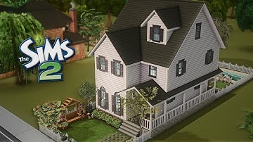 Tiny Cozy House I De Sims 2 Speed ​​Build I Geen CC