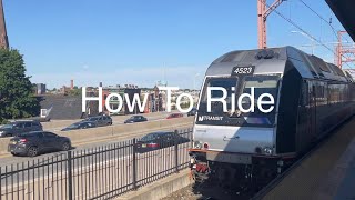 How To Ride A NJ Transit Train