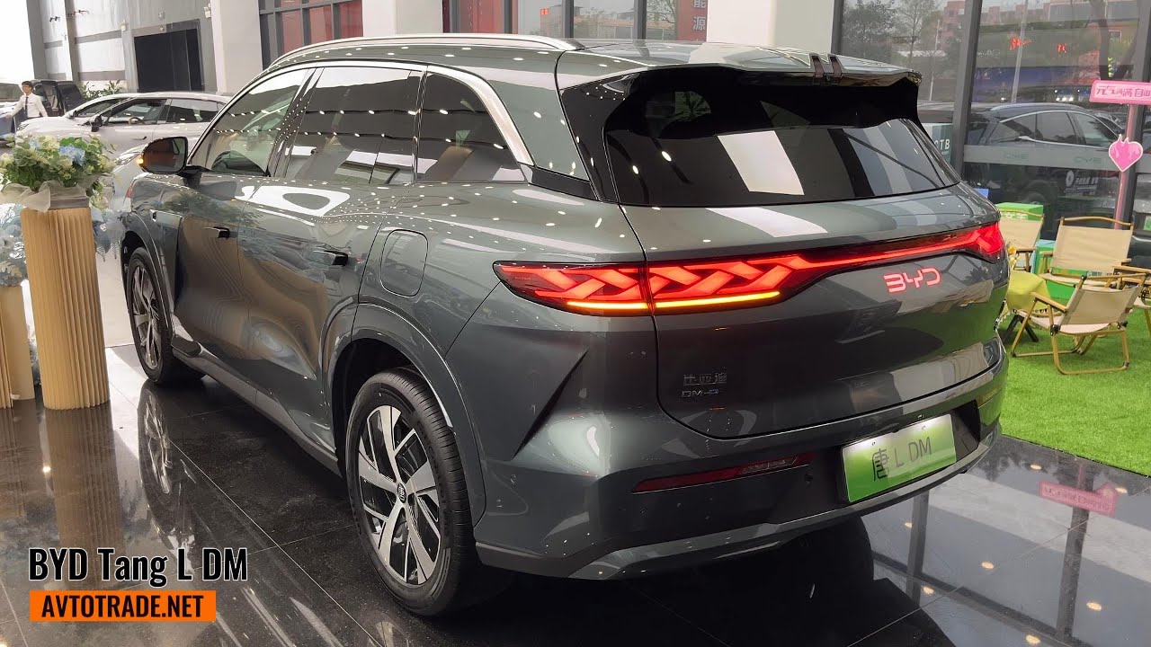 BYD Tang L DM-i 2025 (4K) - интерьер, экстерьер