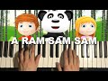 How To Play - A RAM SAM SAM (Piano Tutorial Lesson)