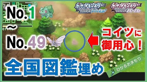図鑑完成で見逃しがちなポケモン５匹を埋める方法 ポケモンbdsp ダイパリメイク Mp3