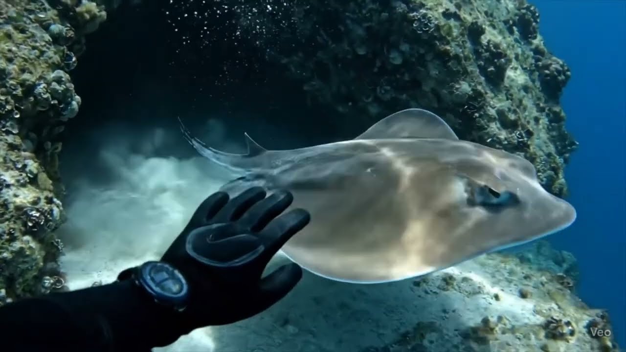 Exploring the Deep Blue 🌊 | Mesmerizing Dive POV