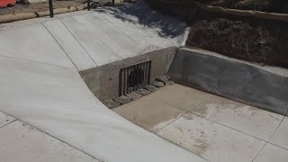 Modesto trash capture device to help keep waterways clean