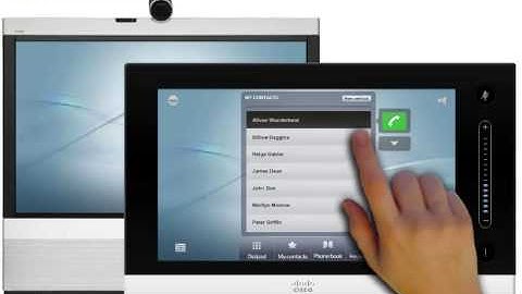 CISCO Telepresence Touchpanel - Make a Call