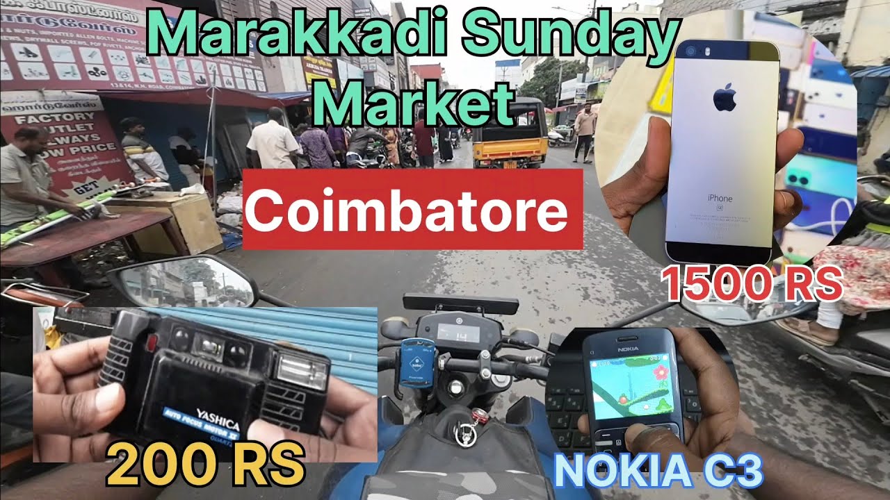 Coimbatore Sunday Market Marakkadai 30/11/2025 