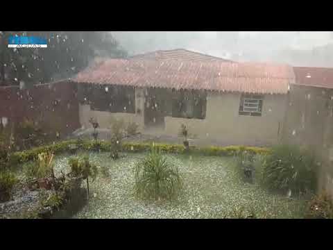 Chuva de granizo em Águas de Lindoia