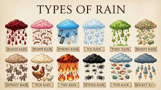 😱Top 5 Most Shocking Rain 🌧️🔥 Types Ever Seen
