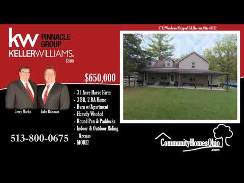 6742 Woodward Claypool Rd, Morrow, OH home video tour