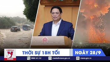 Thời sự 18h tối ngày 28/9. Hà Nội mưa lớn, nhiều nơi úng ngập; cháy nổ thương vong lớn ở Uzbekistan