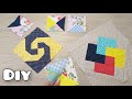 Retalhos 3  maneiras de costurar um quadrado de maneira rápida🔥DICA PARA INICIANTE #patchwork #6