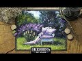 How to draw a spring blooming garden with soft pastels 🎨 LANDSCAPES