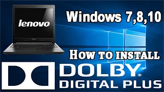 Dolby digital plus audio driver 7.5 1.1 download Dolby digital plus audio driver 7.5 1.1 download