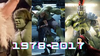 Thor vs Hulk fight Evolution 😍🔥 from 1978-2017 #marvel #mcu #thor #hulk #shorts