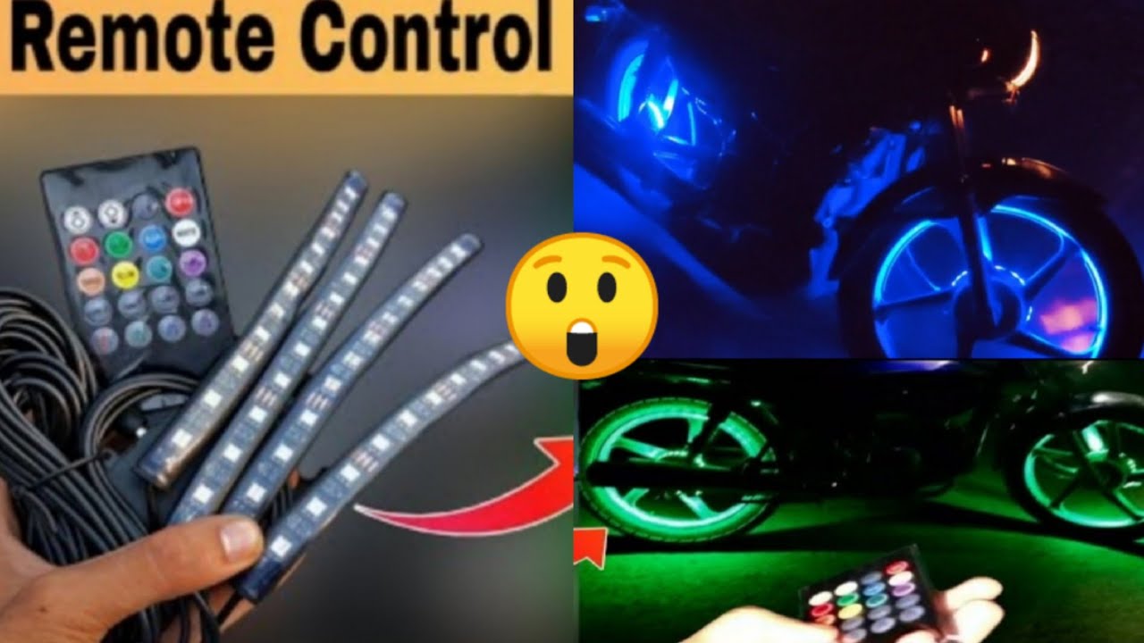 Bike Light on wheel running light with music control Splendor bike