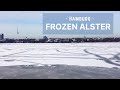 Frozen Alster, Hamburg | Drone video