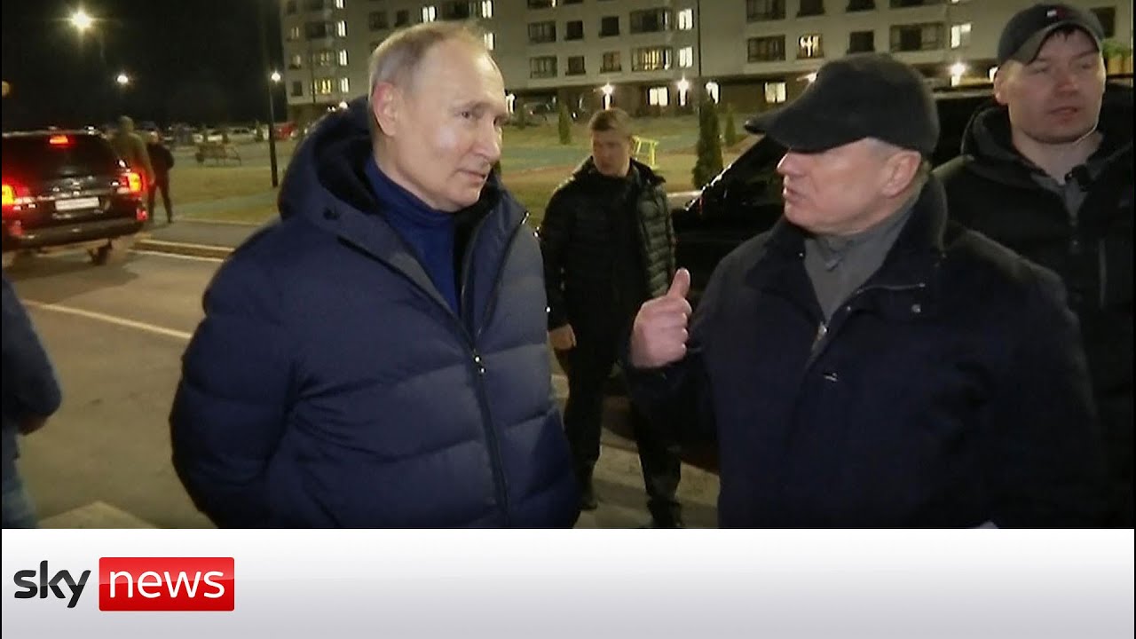 Film backdrop image for Ukraine War: President Putin visits Mariupol following indictment by the ICC (2023)