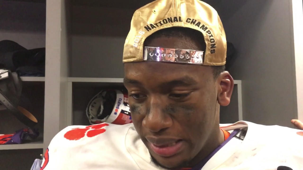 1/9/17 Clelin Ferrell Post Game National Championship - Alabama