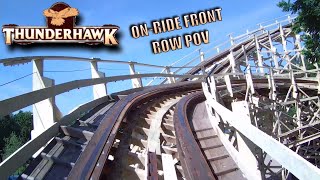Dorney Park Thunderhawk - Onride Front Row POV - 7/30/2018