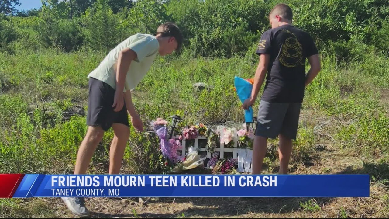 Friends mourn Taney County teen killed in crash - YouTube