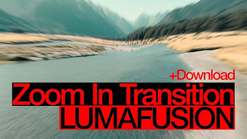 Insane Zoom in Transition - How to Tutorial Lumafusion