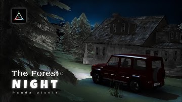 The Forest Night | Short animation in Prisma 3d
