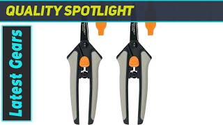 Fiskars Non-Stick Softgrip Micro-Tip Pruning Snips - The Best for Precision Cuts