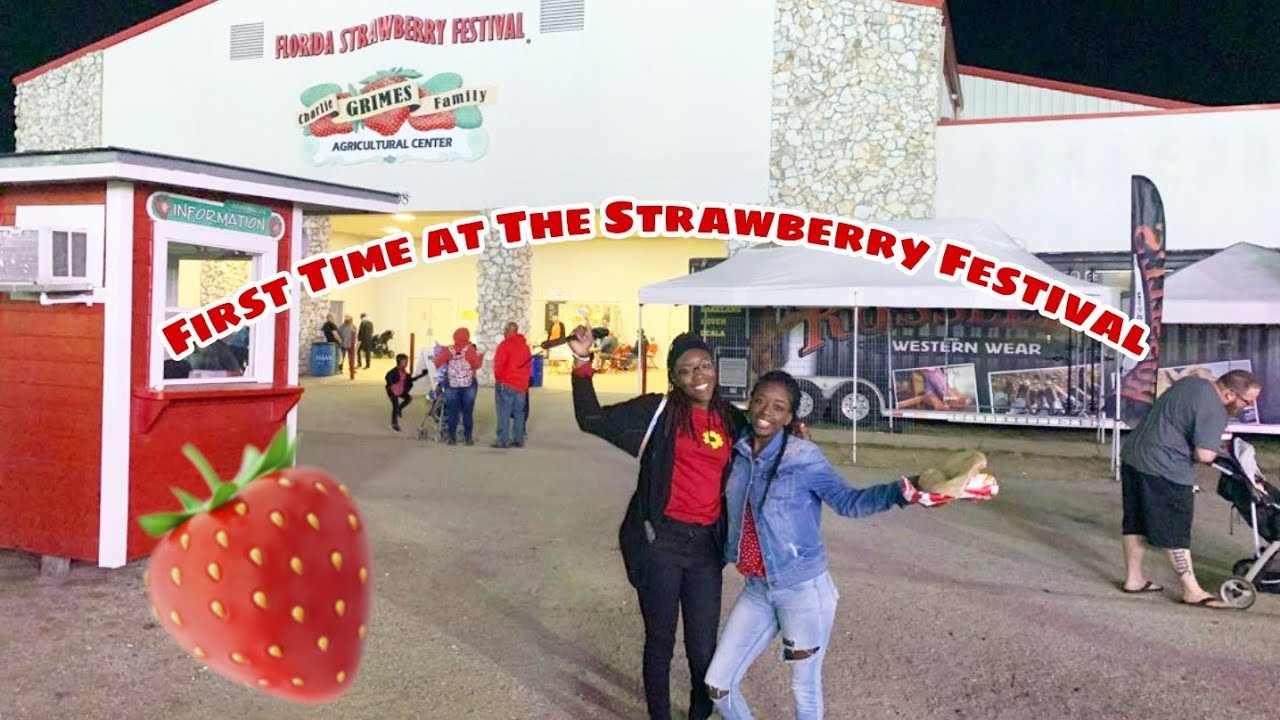 WE WENT TO THE PLANT CITY, Florida 2020 STRAWBERRY FESTIVAL MY FIRST
