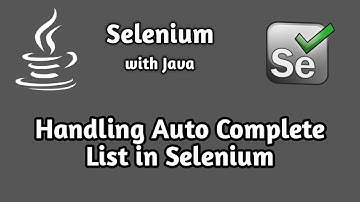 How to Handle Auto Complete List in Selenium | Selenium Advanced Tutorial