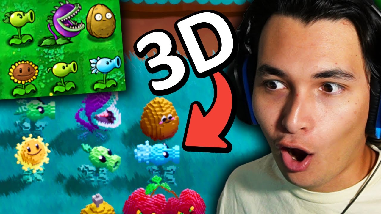Someone Made Plants vs Zombies in 3d…it’s Awesome
