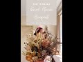 How to make an Everlasting or Dried Flower Bouquet