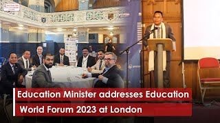 Education Minister addresses Education World Forum 2023 at London screenshot 2