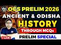 ANCIENT &amp; ODISHA HISTORY _ Prelim Specific Questions Discussion _ ODISHA CIVIL SERVICS 2024 _ #ocs
